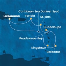 Costa Fascinosa - Dominikán.rep., Sv.Vincenc a Grenadiny, Nizozemské Antily, Panenské o. (britské) (z La Romana)