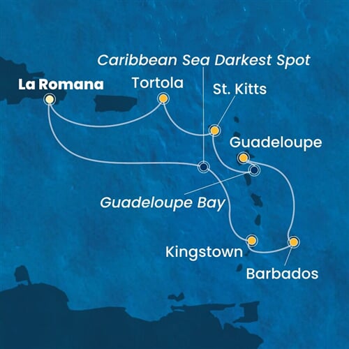 Trasa plavby CFS-LRM07A24