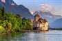 Švýcarsko - hrad Chillon  zop shutterstock_301691180