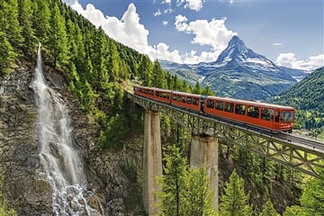 Švýcarsko A Glacier Express
