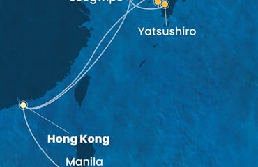 Costa Serena - Čína, Japonsko, Filipíny (z Hongkongu)