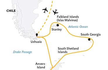 Epic Antarctica: The Falklands, South Georgia and Crossing the Circle (Ultramarine)