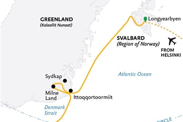Three Arctic Islands: Iceland, Greenland, Spitsbergen (Ultramarine)