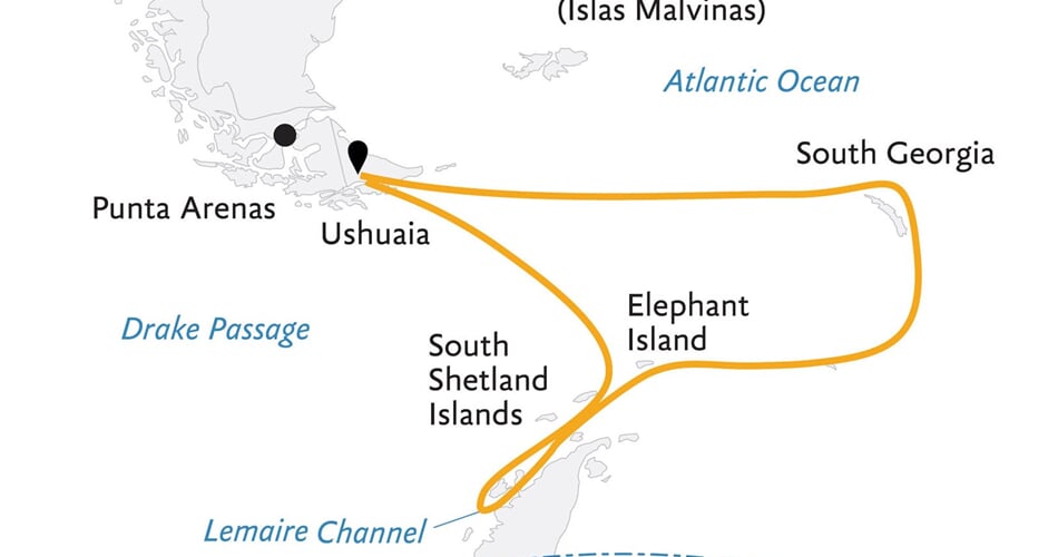 Trasa plavby QE-OEX130178