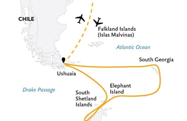South Georgia and Antarctic Peninsula: Penguin Safari (World Voyager)