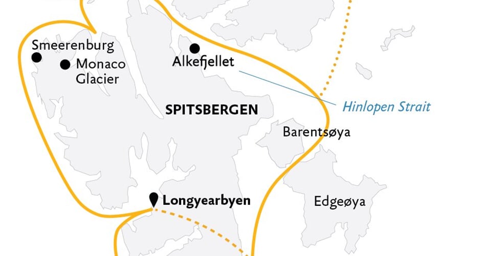 Trasa plavby QE-ULT130099