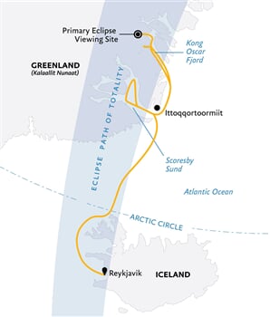 Trasa plavby QE-ULT117801