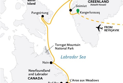 Greenland to Newfoundland: Mountains, Wildlife and Viking History (Ultramarine)