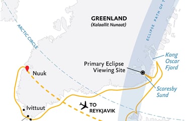 Iceland to Greenland: Total Solar Eclipse, 17 Days (Ocean Explorer)