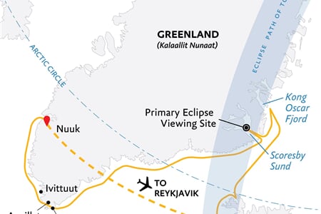 Iceland to Greenland: Total Solar Eclipse, 17 Days (Ocean Explorer)