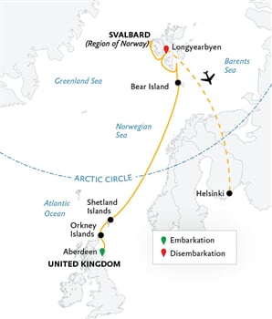 Trasa plavby QE-ULT130074