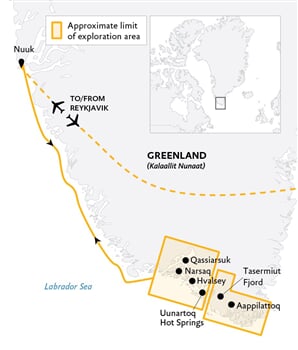 Trasa plavby QE-ULT130080