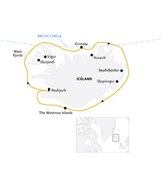 Trasa plavby QE-ULT130102