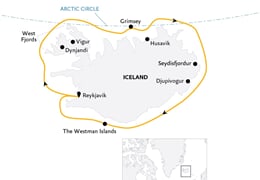 Iceland Circumnavigation: Mountains, Volcanoes and Waterfalls (Ultramarine)