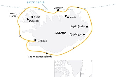 Iceland Circumnavigation: Mountains, Volcanoes and Waterfalls (Ultramarine)