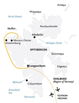 Trasa plavby QE-ULT130182