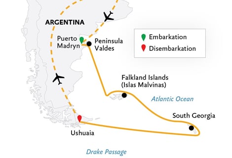 Falkland Islands and South Georgia: 20-Day Wildlife Adventure (Ultramarine)