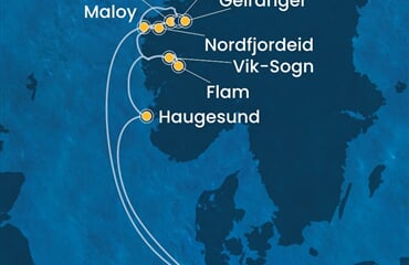Costa Favolosa - Německo, Norsko (Hamburk)