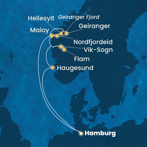 Trasa plavby CFA-HAM09A0F