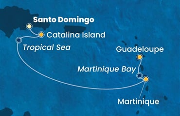 Costa Fascinosa - Dominikán.rep., Nizozemské Antily (Santo Domingo)