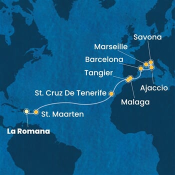 Trasa plavby CFS-LRM17A00