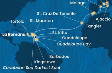 Costa Fascinosa - Dominikán.rep., Sv.Vincenc a Grenadiny, Nizozemské Antily, Panenské o. (britské), Španělsko, ... (z La Romana)