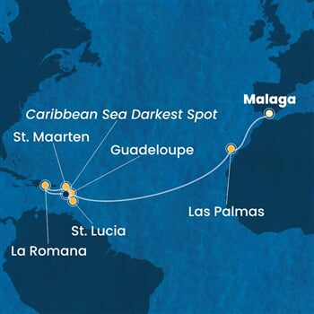 Trasa plavby CFS-AGP15A09