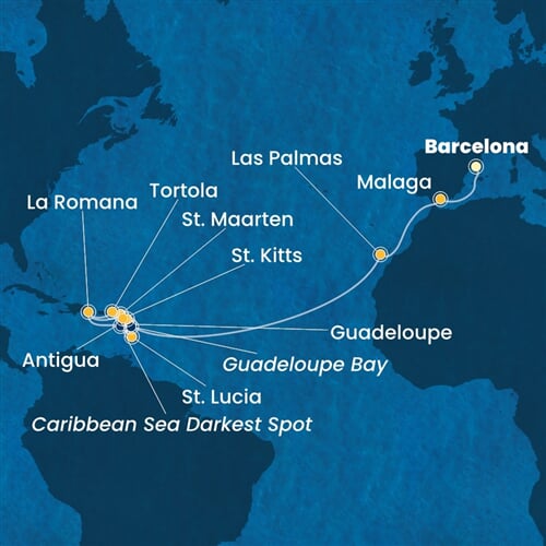 Trasa plavby CFS-BCN21A0E