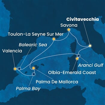 Trasa plavby CPA-CIV07A9T