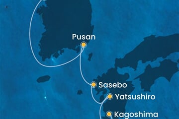 Costa Serena - Jižní Korea, Japonsko