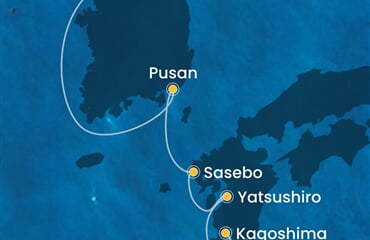 Costa Serena - Jižní Korea, Japonsko
