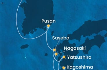 Costa Serena - Jižní Korea, Japonsko