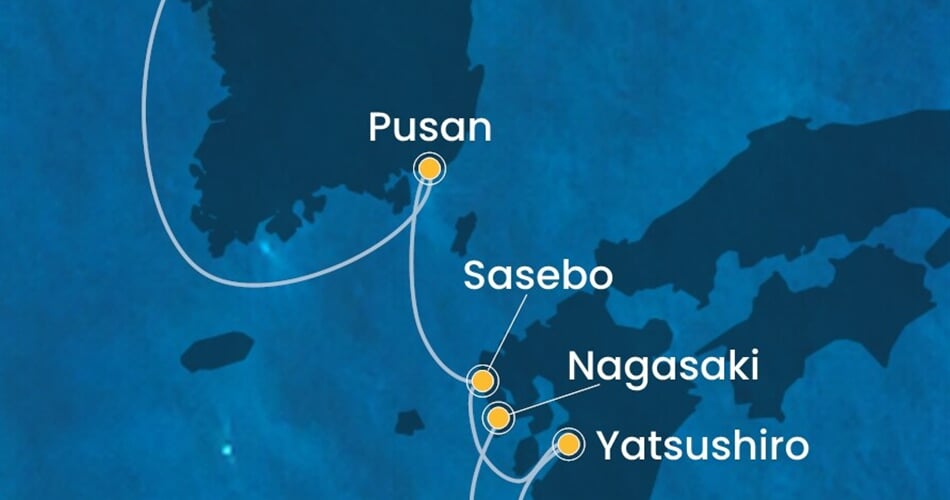 Trasa plavby CSE-INC06A00