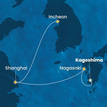 Trasa plavby CSE-KOY06A00