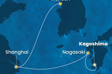 Costa Serena - Japonsko, Čína, Jižní Korea (Kagoshima)