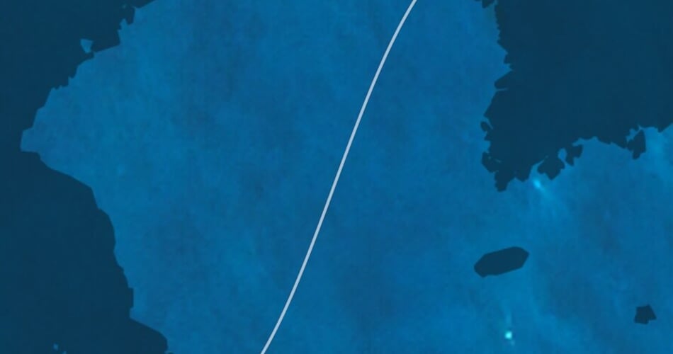 Trasa plavby CSE-SHA03A00