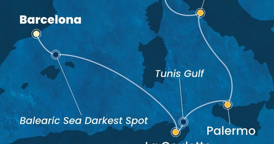 Trasa plavby CSM-BCN05A39