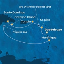 Costa Fascinosa - Nizozemské Antily, Panenské o. (britské), Dominikán.rep. (Pointe-a-Pitre)