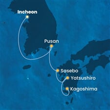 Costa Serena - Jižní Korea, Japonsko