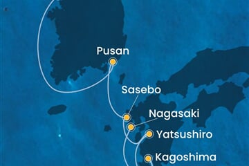 Costa Serena - Jižní Korea, Japonsko