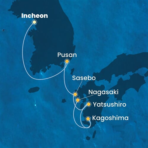 Trasa plavby CSE-INC06A00