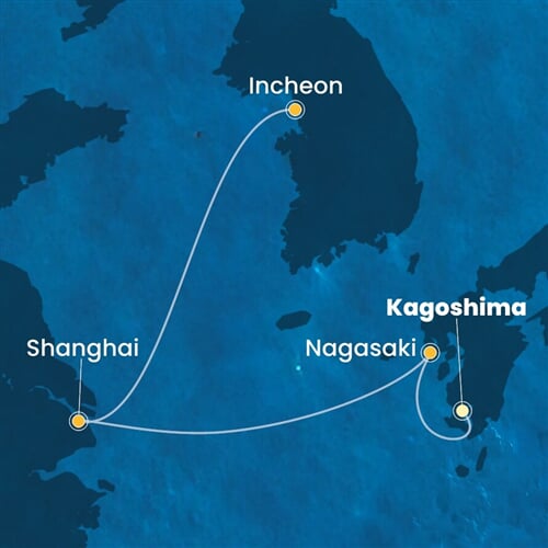 Trasa plavby CSE-KOY06A00