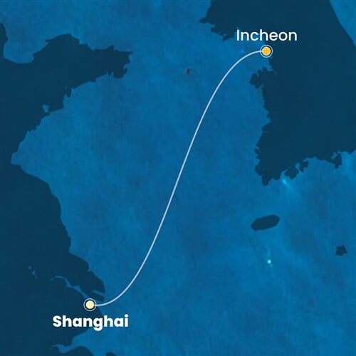 Trasa plavby CSE-SHA03A00