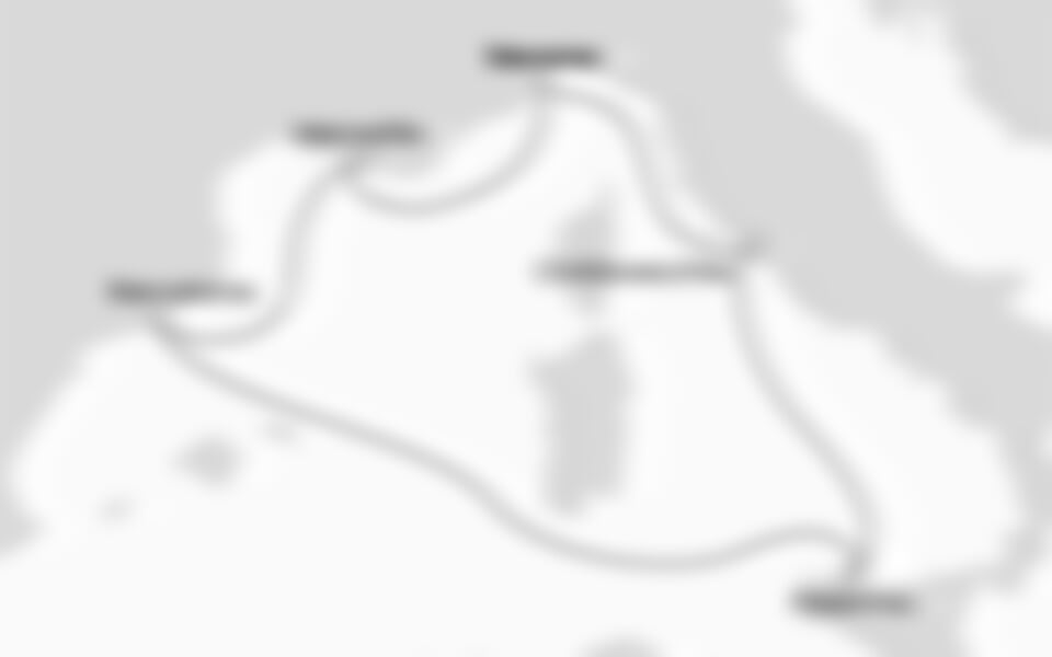 Costa Smeralda - Itálie, Francie, Španělsko (ze Savony)