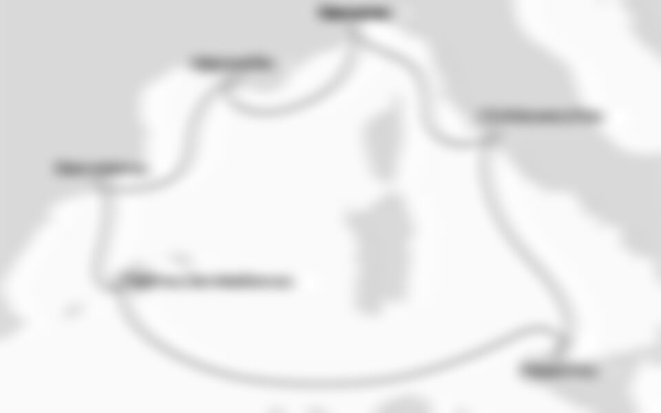 Costa Smeralda - Itálie, Francie, Španělsko (ze Savony)