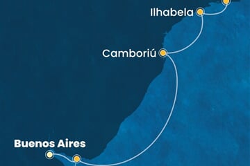 Costa Favolosa - Argentina, Uruguay, Brazílie (Buenos Aires)