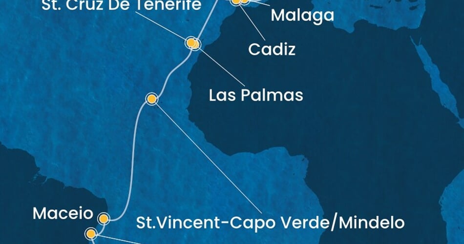 Trasa plavby CDI-SVN20A0H