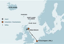 North Sea - Vlissingen to Aberdeen (m/v Hondius)