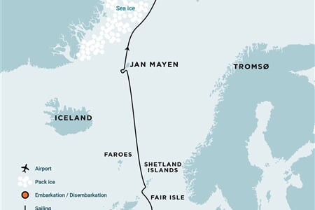 Arctic Ocean - Aberdeen, Fair Isle, Jan Mayen, Ice edge, Spitsbergen, Birding (m/v Ortelius)