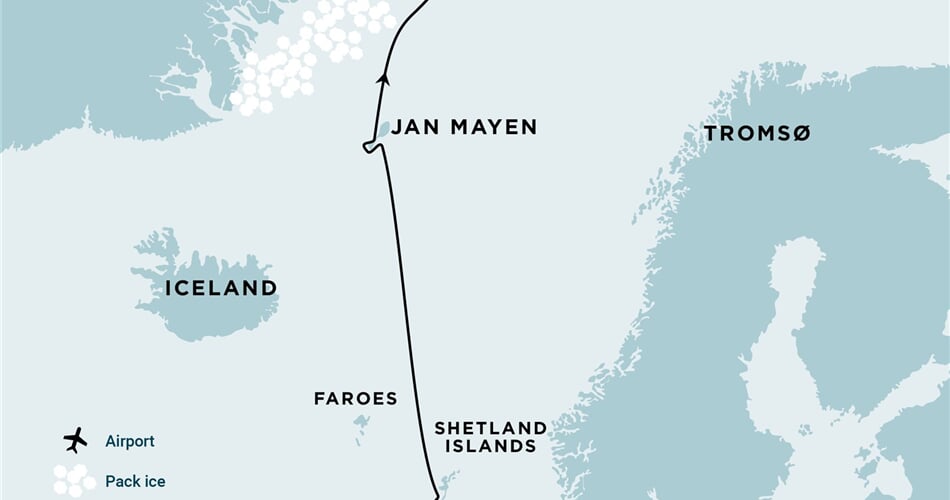 Trasa plavby Oceanwide Expedition OW-OTL01C27